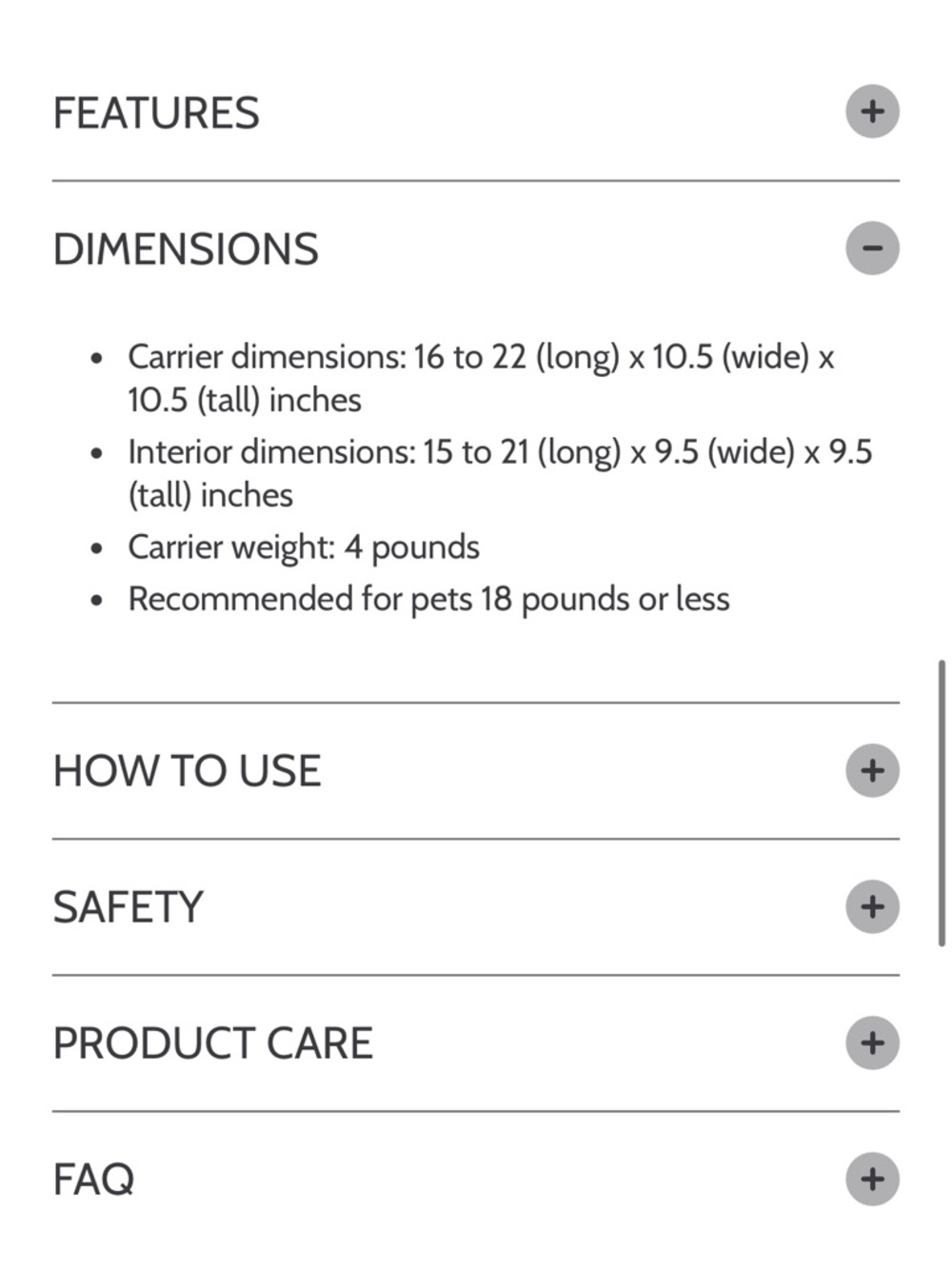 Sleepypod Air Pet Carrier - Airplane compliant - Picture 7 of 9